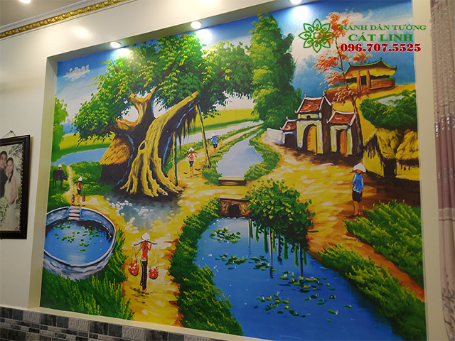 Tranh và Trần 3D tại Kinh Môn 