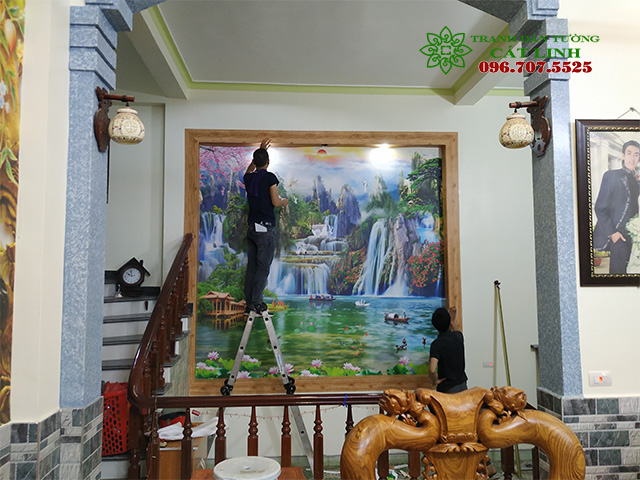 Tranh và Trần 3D tại Kinh Môn 