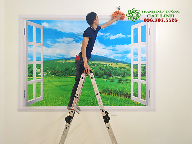 Tranh 3D Phòng Ngủ tại Tứ Kỳ