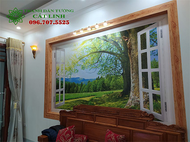 Tranh Tường Cửa Sổ