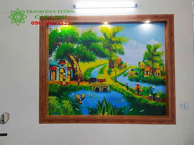 Tranh Đồng quê 3D