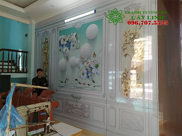 Tranh tại Hà Chợ Bình Giang