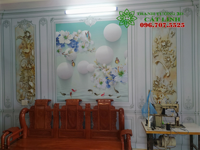 Tranh tại Hà Chợ Bình Giang